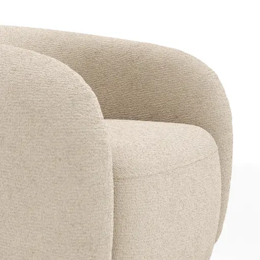 Sessel Karasu - Stoff, Natur