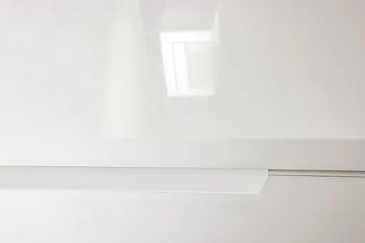 Eckschrankkombination ROMAN SPIN- Weiß, Glas, Weiß