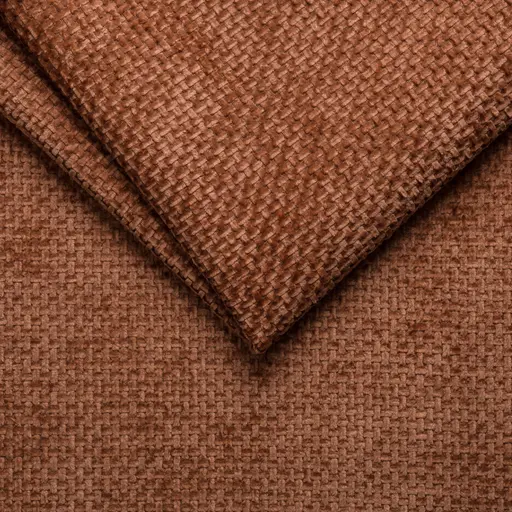 Nachttisch- Terracotta, mit Glasplatte, inkl. Beleuchtung