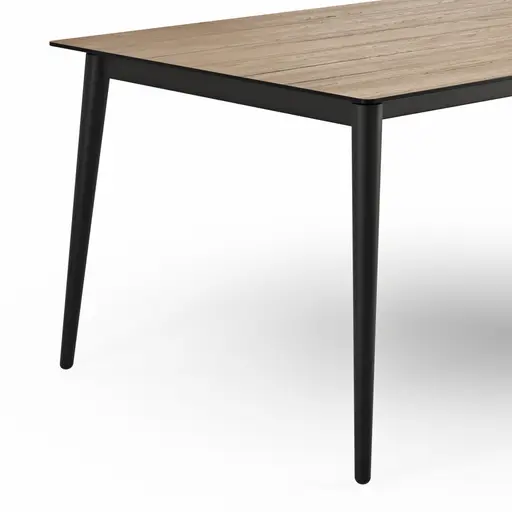 Esstisch Saltino - LB ca. 200x100 cm, Eiche Furnier vintage