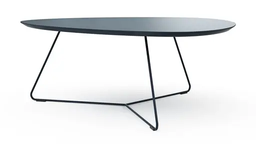Couchtisch Fano - LBH ca. 96x86x38 cm, Fenix, Dunkelblau