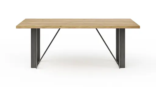 Esstisch Bakersfield - LB ca. 200x100 cm, Asteiche massiv, geölt