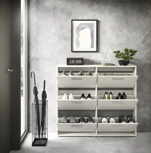 Schuhkipper - B ca. 116 cm, Weiß