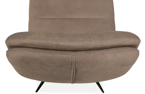 Stuhl - drehbar, Stoff, Taupe