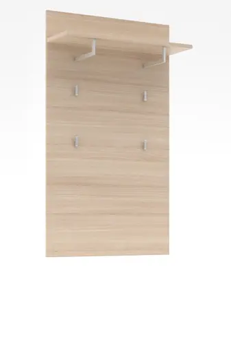 Garderobe - inkl. Sitzkissen, Riva Eiche Nachbildung, Kaschmir