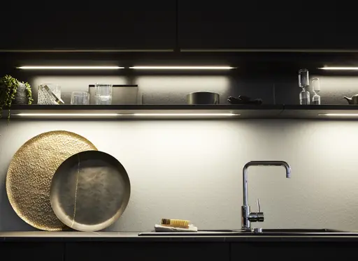 Inselküche 56.210 GL 3 521, Onyxschwarz