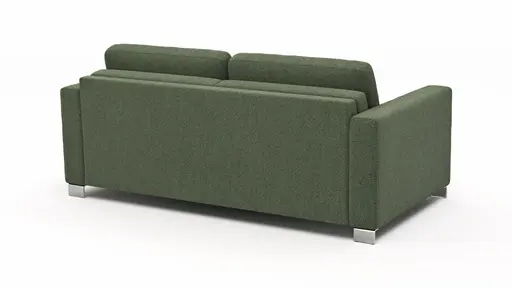 Sofa Nuoro - 2,5-Sitzer inkl. Schlaffunktion, Armlehne 1, Stoff, Olivgrün