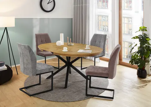 Freischwinger - Webstoff, Taupe