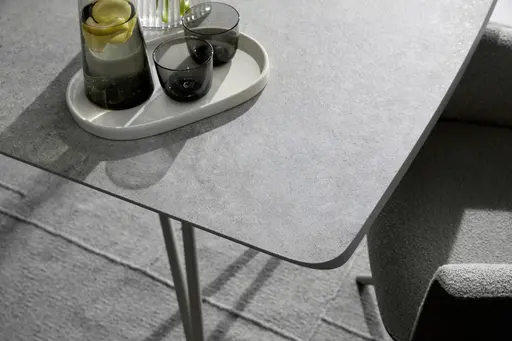 Esstisch Sedana - LB ca. 200x100 cm, HPL, Grau