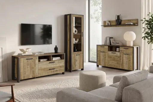 Vitrine FEA- Mango, Grau