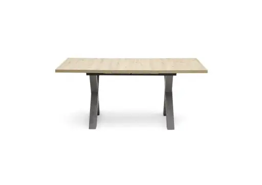 Ausziehtisch- LB ca. 140-190x90 cm, Eiche Dekor, Graphit