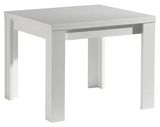 Esstisch - ausziehbar, LB ca. 80x60 cm, Weiß