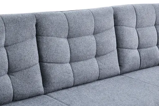 Bank - Stoff, Dunkelgrau, Vintage Anthrazit