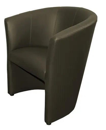 Sessel - Kunstleder Steingrau