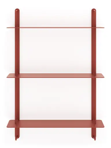 Wandregal Dagny S - BHT ca. 60x85x18 cm, Metall, Camparirot