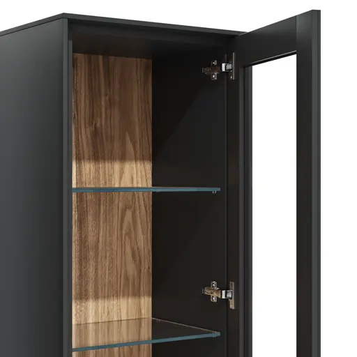 Wohnwand Parano - Lack, Anthrazit