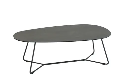 Couchtisch Pizzaro - LBH ca. 110x60x38cm, Keramik, Anthrazit