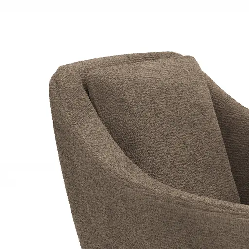 Sessel Karasu - Posh, Stoff, Taupe