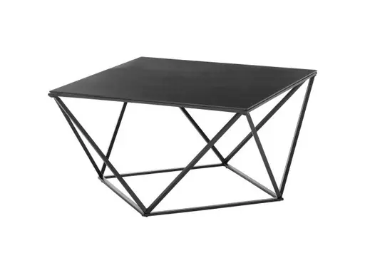 Couchtisch - LB ca. 80x80 cm, Schwarz