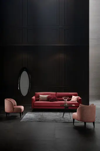 Sessel Cuneo - Stoff, Siena