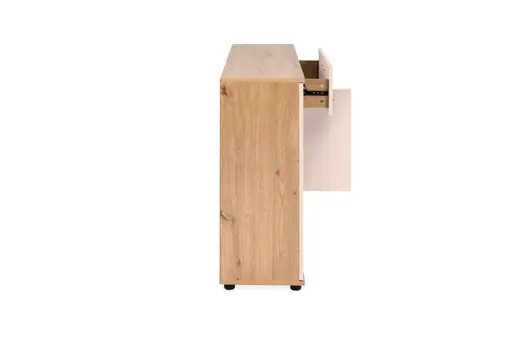 Sideboard- B ca. 100 cm, Eiche Dekor, Beige