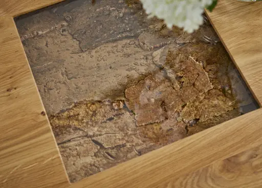 Couchtisch Cartago Soft - BHT ca. 90x45x90 cm, Wildeiche massiv, natur geölt