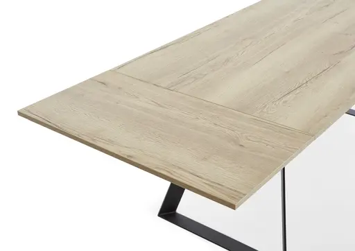 Esstisch - ausziehbar, LB ca. 180(270)x90 cm, Eiche