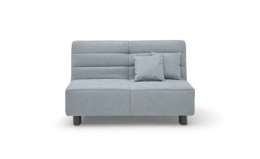 Funktionssofa EASY Optik D - 2-Sitzer, 140 cm inkl. Schlaffunktion, Stoff, Türkis