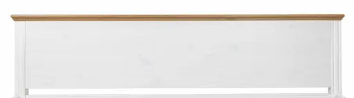 Bettgestell - Liegefläche ca. 140x200 cm, Weiß, Oak Colori