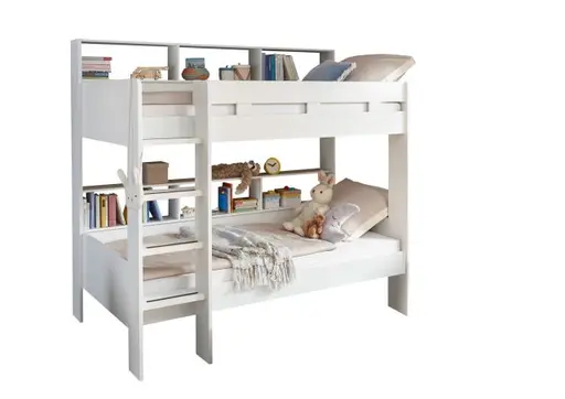 Etagenbett - Liegeflächen ca. 90x200 cm, Weiß