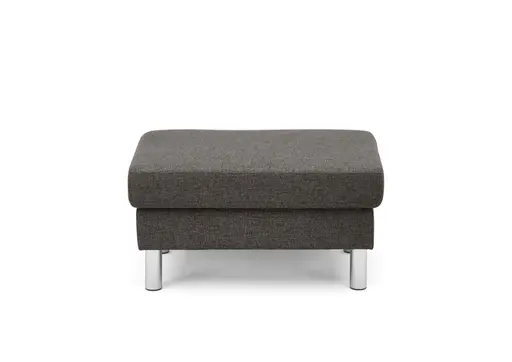 Hocker COOL - BL. ca. 70x70, mit Stauraum, Stoff, Mocca