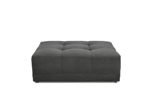 Hocker JANNI - Stoff, Grau