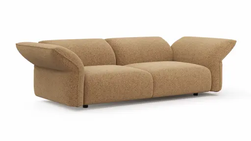 Sofa Motone - 3-Sitzer, Stoff, Kurkuma