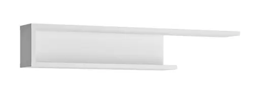 Wohnwand - mit Beleuchtung, Weiß