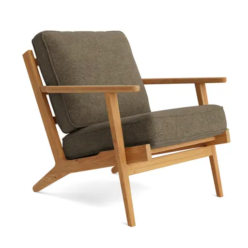 Sessel Quira - Stoff, Taupe