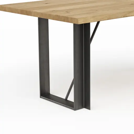 Esstisch Bakersfield - LB ca. 200x100 cm, Asteiche massiv, geölt