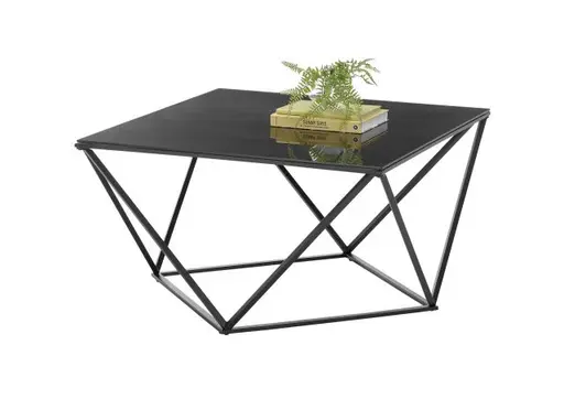 Couchtisch - LB ca. 80x80 cm, Schwarz