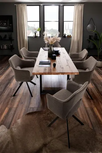 Esstisch - LB ca. 220x100 cm, Zerreiche massiv