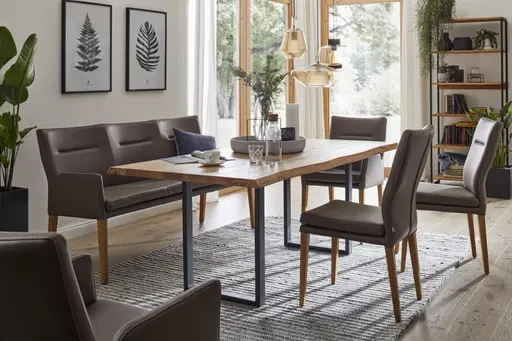 Esstisch 3150 - LB ca. 200x100 cm, Eiche massiv geölt