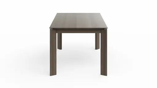 Esstisch Saratoga - ausziehbar, LB ca. 200x95 cm, Buche massiv, silbergrau geölt