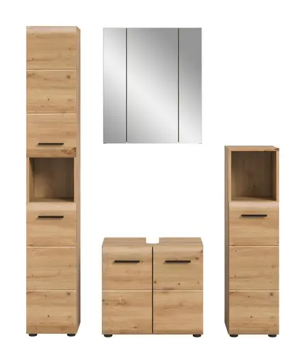 Hochschrank - B ca. 30 cm, Artisan Eiche Nachbildung