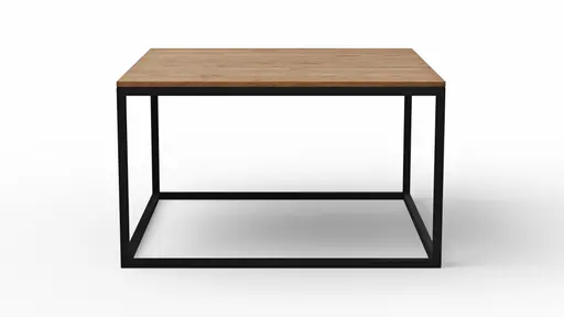 Couchtisch Kai - LBH ca. 65x65x37 cm, Asteiche massiv