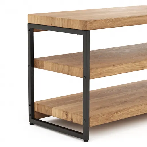 TV Board Farmingdale - Eiche massiv, natur geölt