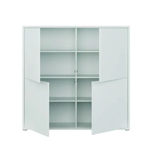 Kommode FAID- B ca. 124 cm, Hellgrau