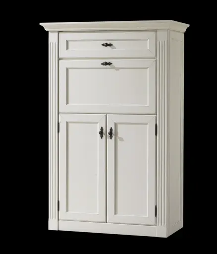 Sekretär - Lack, weiß