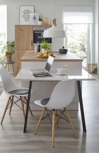 Inselküche 51.170 GL 4 521, Muschelweiß