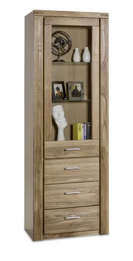 Vitrine - Kernbuche teilmassiv, geölt