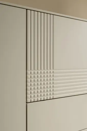 Sideboard Colore - B ca. 200 cm, Lack, Weiß