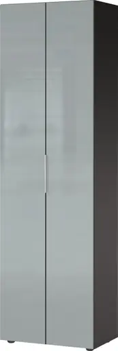 Garderobenschrank GILLIAN - B/H/T ca. 59x197x40 cm, Graphit