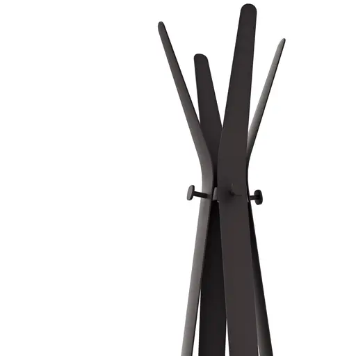 Garderobenständer Signe - Lack, Schwarz